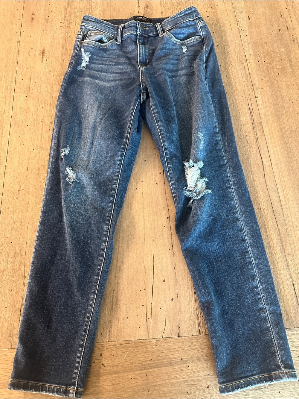 Judy Blue Slim Fit Distressed Jeans